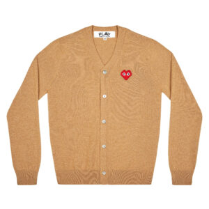 Play Men’s Cardigan Invader Emblem (Beige)