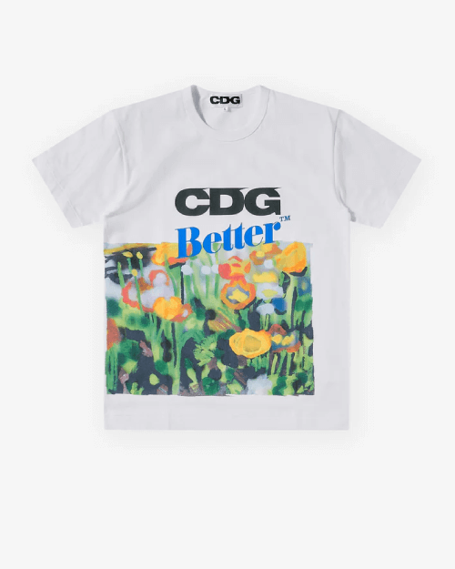 CDG-Better™-Gift-Shop-Flower-T-Shirt-White.png CDG Better™ Gift Shop Flower T-Shirt White - Image 1