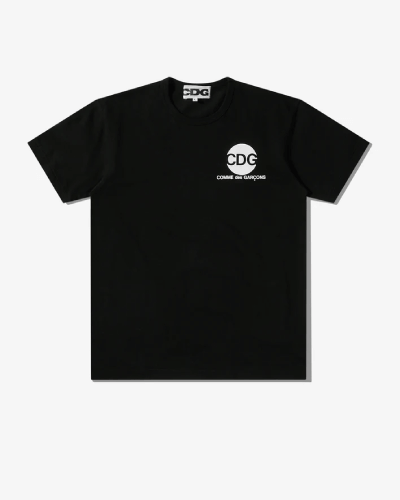 CDG-Circular-Logo-T-Shirt-Black-1.png CDG Circular Logo T-Shirt Black - Image 1