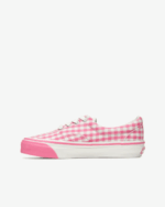 CDG Girl Vans Gingham OG Era LX Sneakers Pink