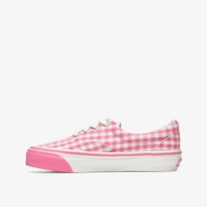 CDG Girl Vans Gingham OG Era LX Sneakers Pink