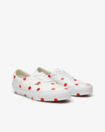 CDG Girl Vans Polka Dot Sneakers White/Red - Image 2