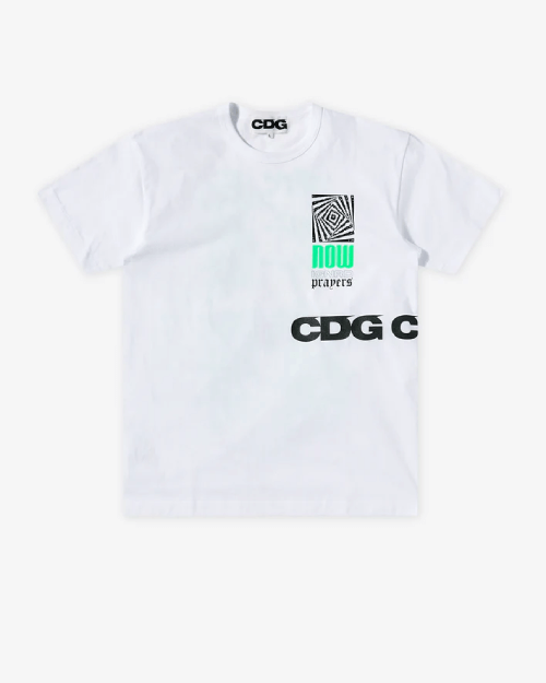 CDG-Ignored-Prayers-T-Shirt-White.png CDG Ignored Prayers White T-Shirt - Image 1