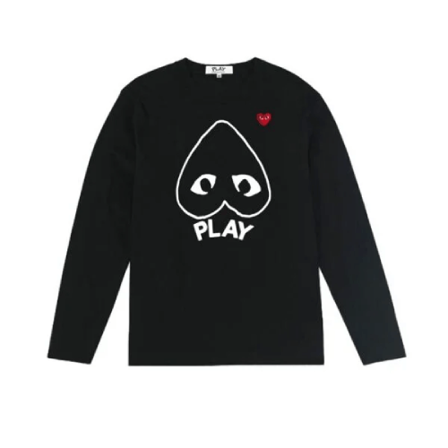 CDG-Men-Women-Long-Sleeved-T-shirt.png CDG Men Women Long Sleeved T-shirt - Image 1