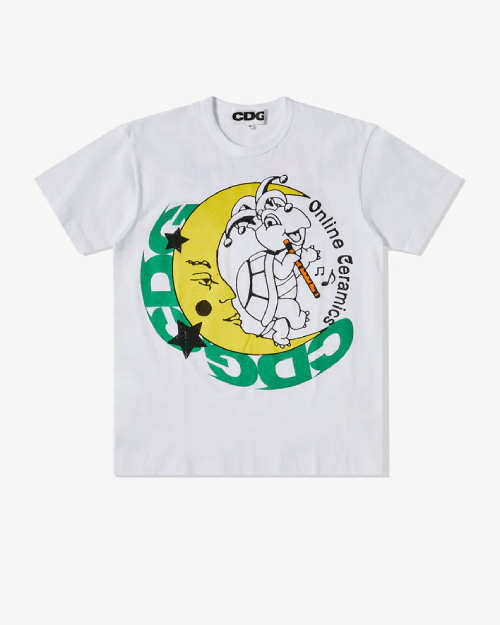 CDG-Online-Ceramics-T-Shirt-White.png CDG Online Ceramics T-Shirt White - Image 1