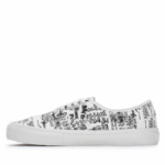 CDG Originals Message Vans UA Authentic Sneakers White