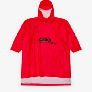 CDG Play Poncho Red – Bold Minimal Streetwear