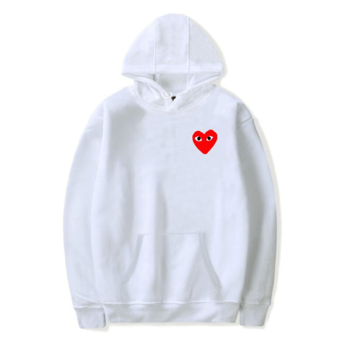 CDG-Small-Heart-Pullover-Hoodie-1.png CDG Small Heart Pullover Hoodie - Image 1