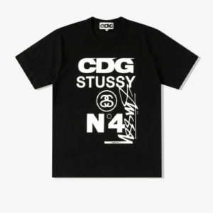 CDG Stüssy T-Shirt Black
