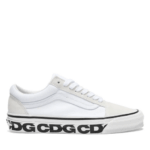 CDG Vans Old Skool LX Sneakers White - Image 3