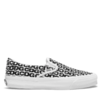 CDG x Vans White Slip-On Sneakers