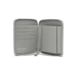 CDG Wallet Polka Dot Printed Full Zip Around Wallet Grey SA2100PD - Image 2