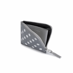 CDG Wallet Polka Dots Printed Zip Around Wallet Grey SA3100PD - Image 2