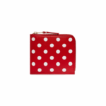 CDG Polka Dot Zip Wallet Red – SA3100PD