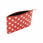 CDG Wallet Wallet Polka Dot Printed Zip Pouch Red SA5100PD - Image 2