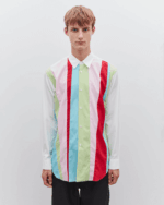CDG Men’s Colored Stripe Shirt - Image 2