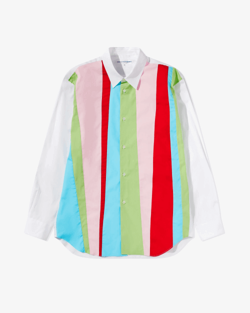 CDG_SHIRT_FN-B022-1_0342-1-1.png CDG Men’s Colored Stripe Shirt - Image 1