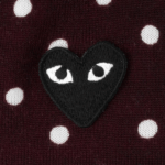 Comme des Garçons Play Polka Dot Cardigan Sweater - Image 2