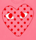 Comme des Garçons Play Pastelle Polka Dot Tee - Image 2