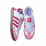 Comme des Garçons x Adidas Samba Sneakers Strawberry - Image 2