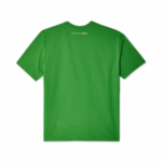 CDG OVERSIZED NECK LOGO T-SHIRT GREEN - Image 2
