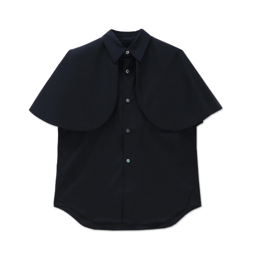 RKB008F-scaled-1.png CDG Cape Sleeve Cotton Shirt - Image 1